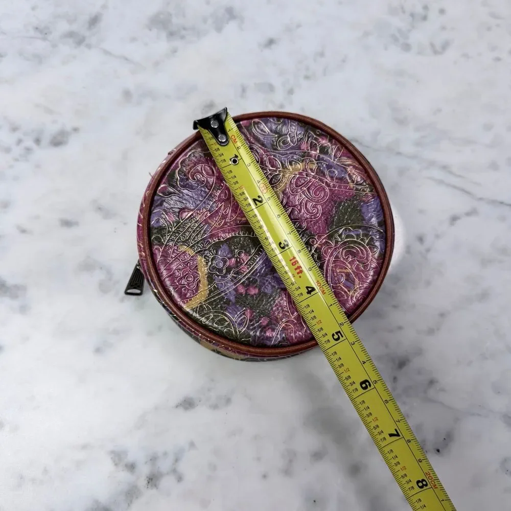Patricia Nash Diamante Leather Jewelry Case